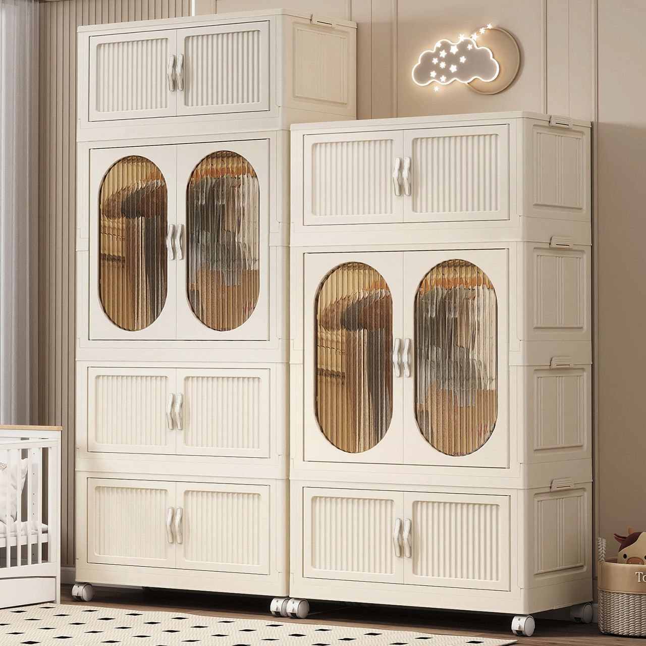 Thickened Home Use Storage Cab - đánh giá và giá Baby Clothing Cupboard