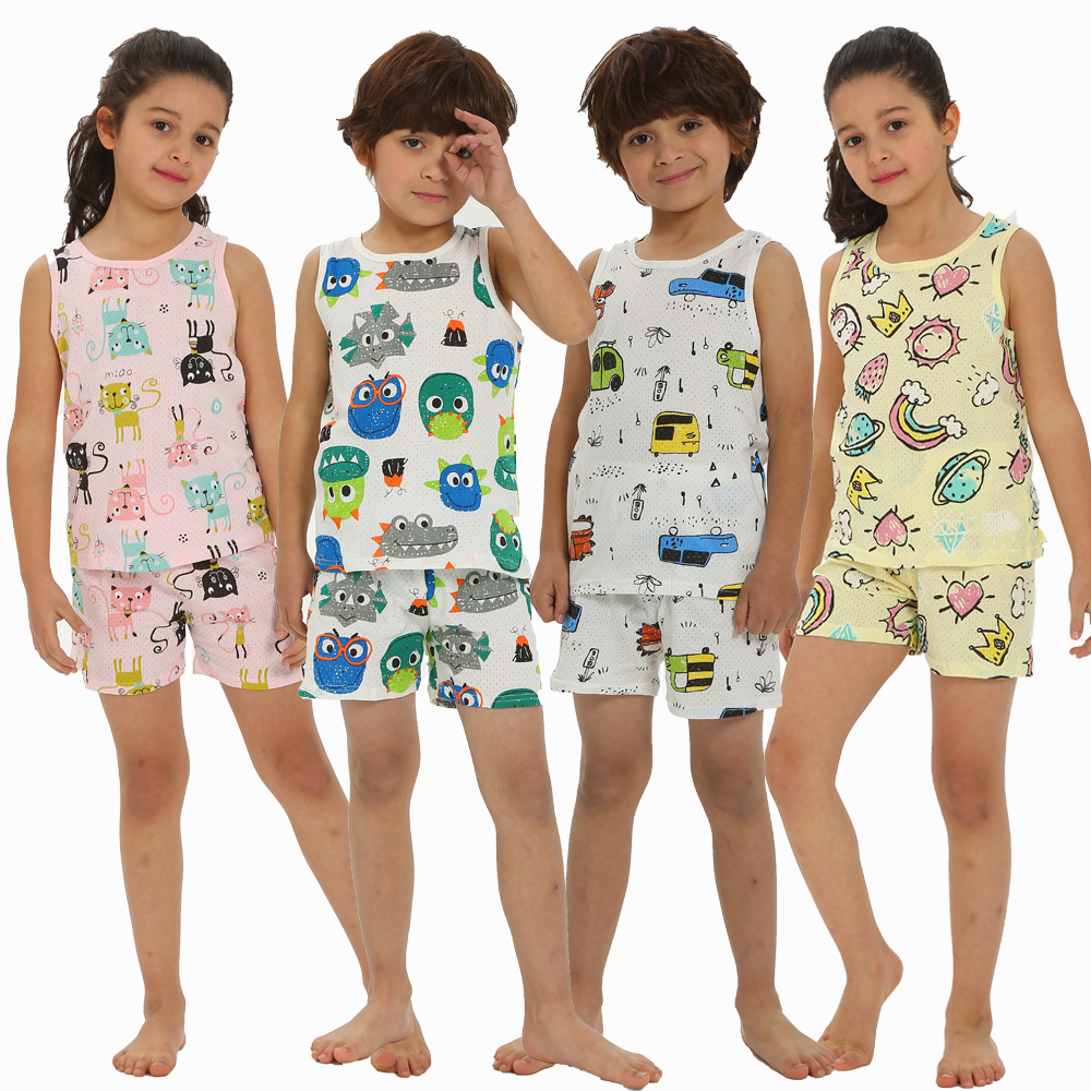 1 to 9 Years Summer Boys Pajam - đánh giá và giá Baby Clothing For Sale