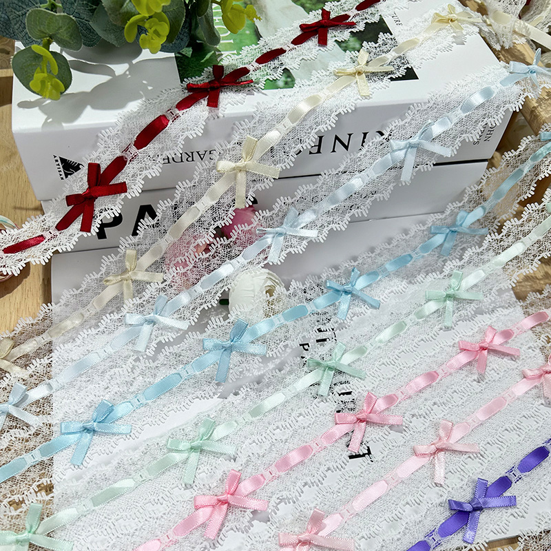 1m Ribbon Bow Pleated Lace Han - đánh giá và giá Baby Clothing Sewing