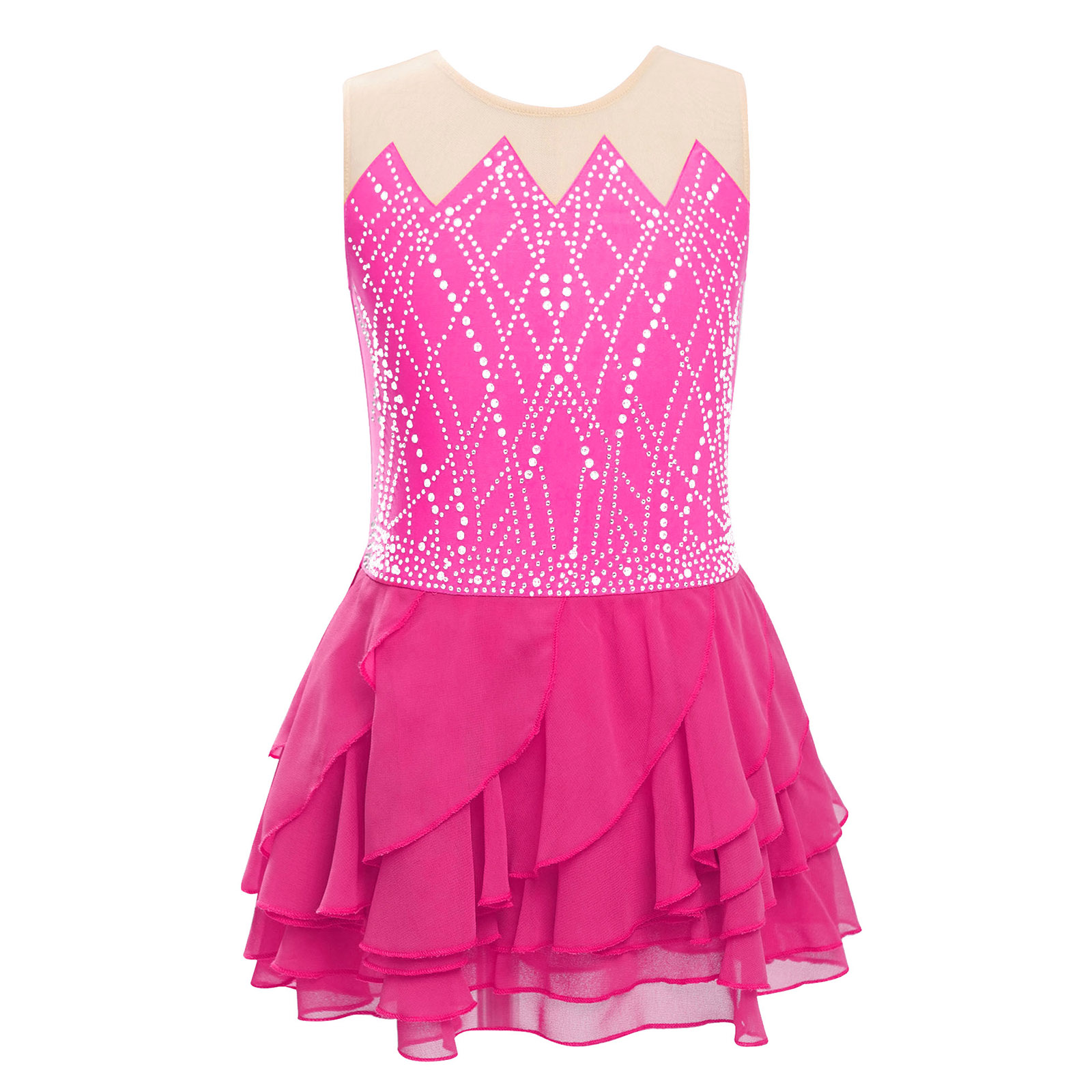 Girls Mesh Figure Skating Dres - đánh giá và giá Baby Clothing Size