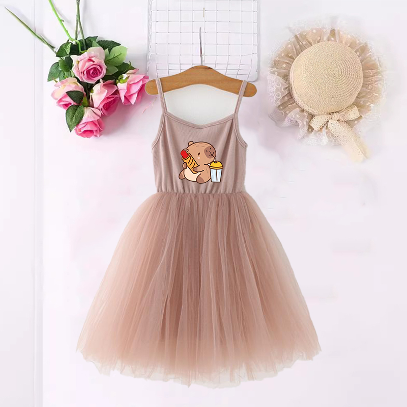 Capybara Girls Dresses Anime P - đánh giá và giá Baby Clothing For Summer