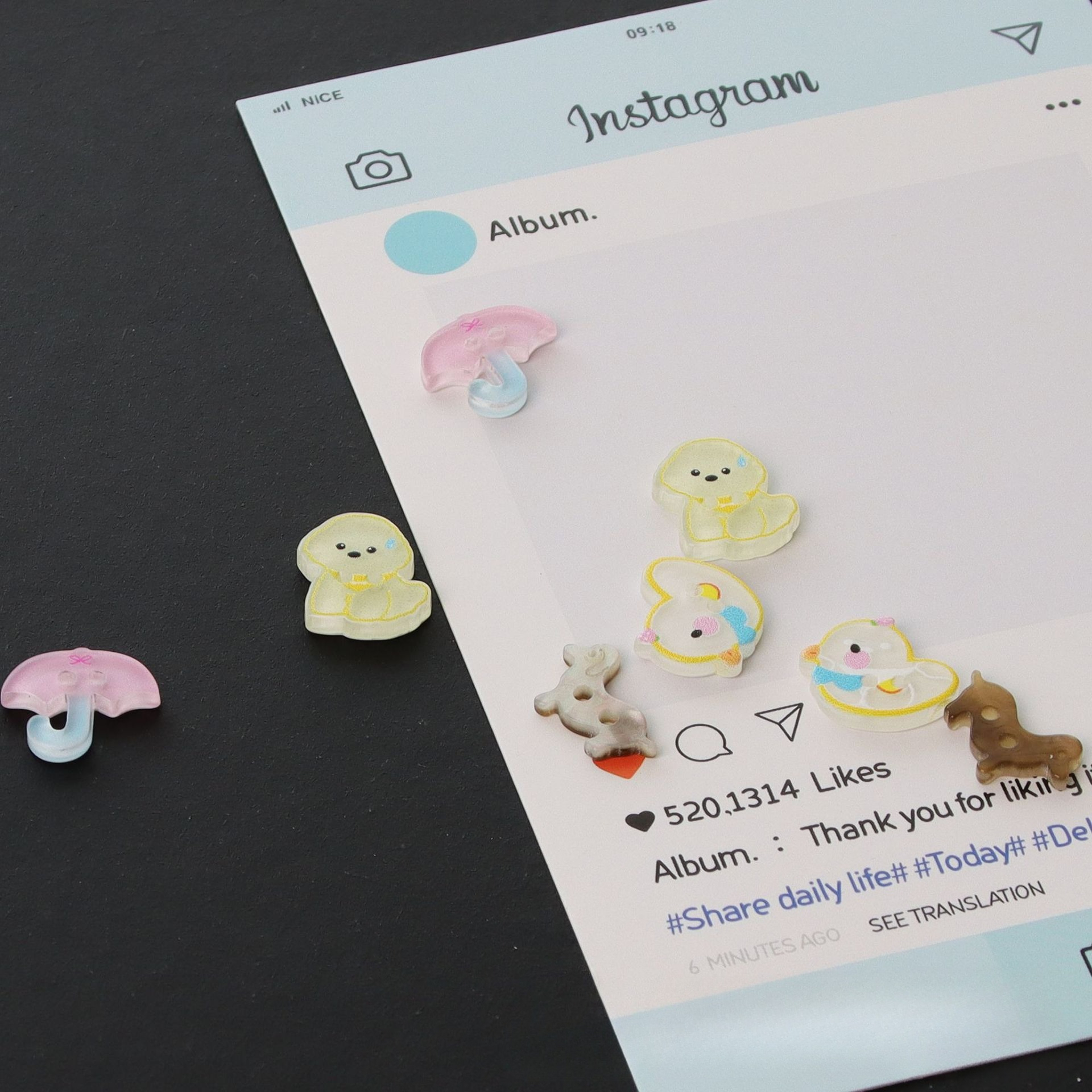 10PCS Cute Cartoon Resin Butto - đánh giá và giá Baby Clothing Sewing