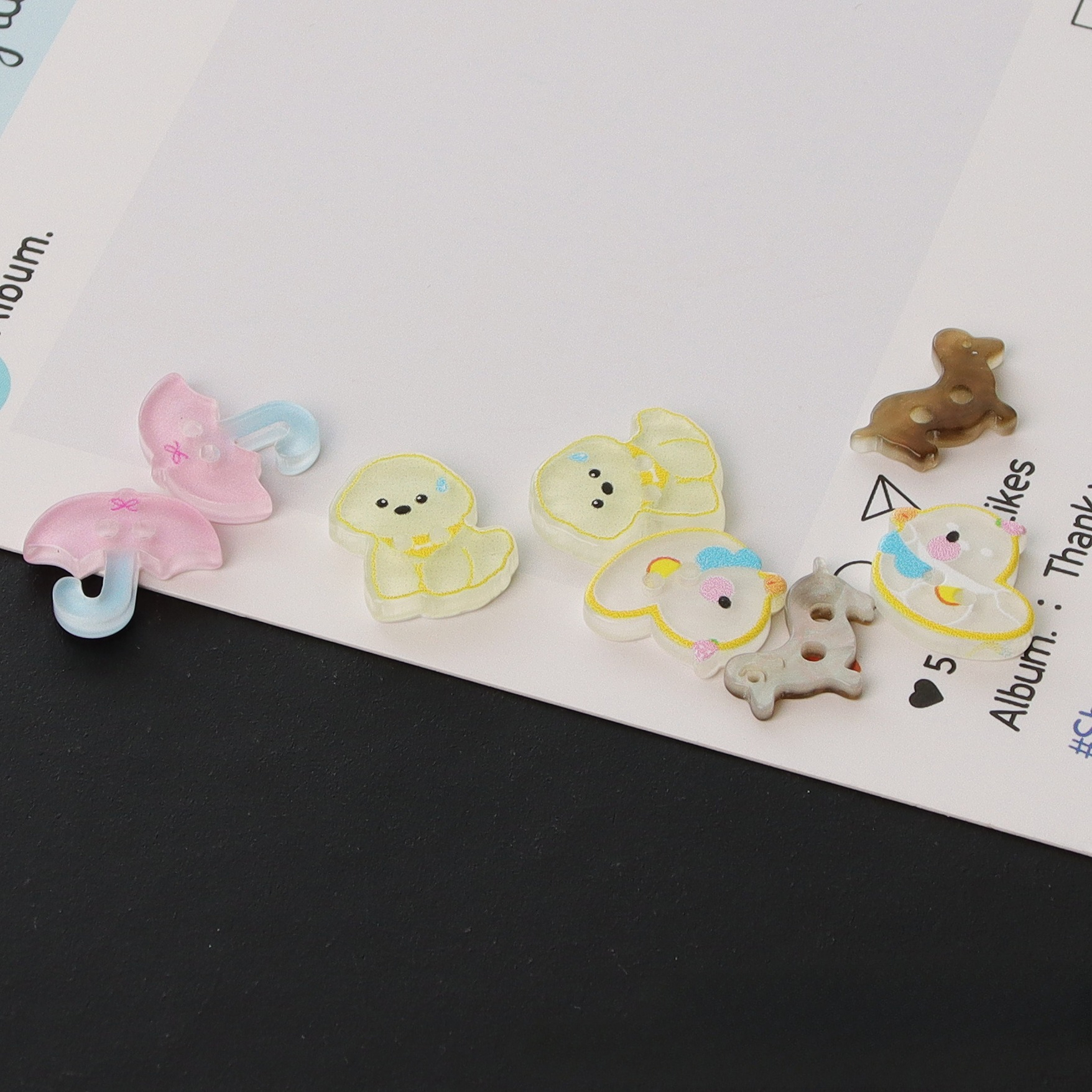 10PCS Cute Cartoon Resin Butto - đánh giá và giá Baby Clothing Sewing