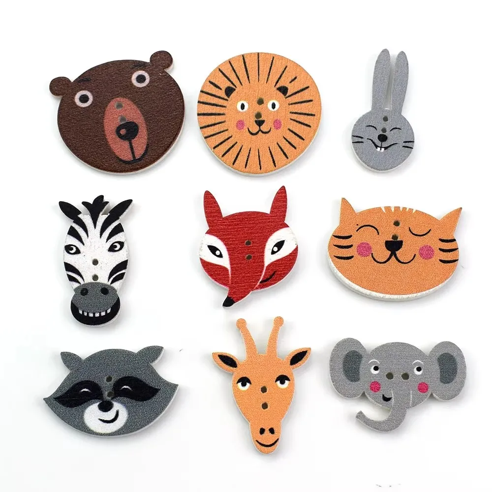 50PCS Mixed Fish Wooden Button - đánh giá và giá Baby Clothing Sewing